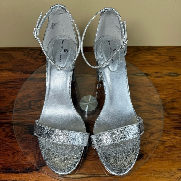 BANDOLINO Women's Armory Dress Sandals - silver metallic - size 9 - Picture 6 of 13